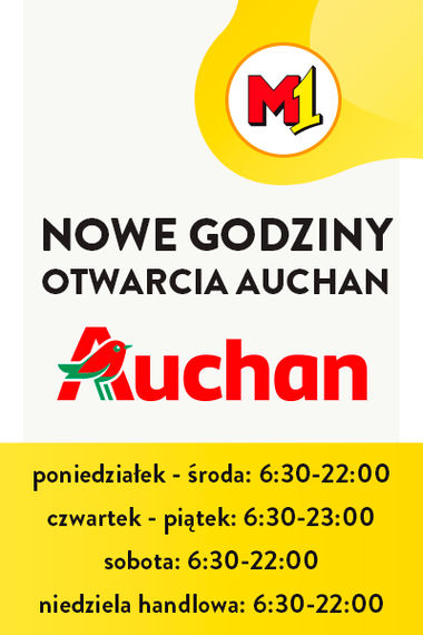 Nowe godziny otwarcia  Auchan