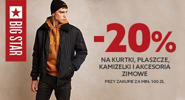 -20% NA KURTKI, PŁASZCZE, 