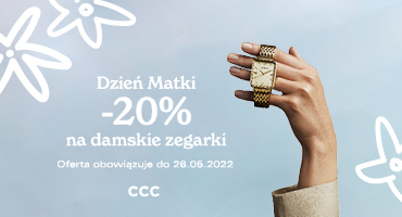 w CCC -20% na damskie zegarki!
