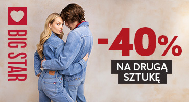  -40% NA DRUGĄ SZTUKĘ