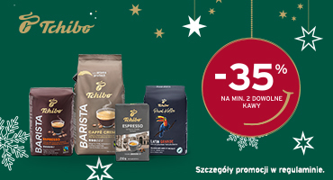 35% na zakup min. 2 sztuk kawy