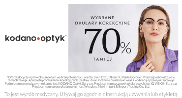 Wybrane okulary korekcyjne -70%! 