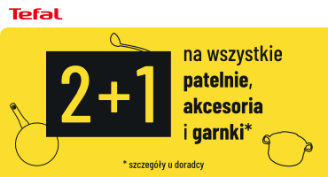 2+1 NA WSZYSTKIE PATELNIE, GARNKI