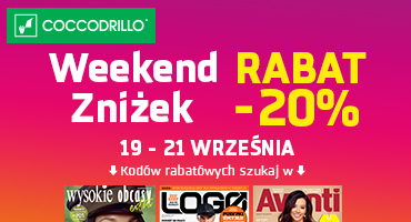 Skorzystaj z akcji Weekend Zniżek i kup jesienne stylizacje w obniżonej cenie w Coccodrillo w M1 Marki!