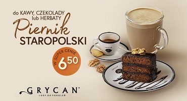 Tradycyjny Piernik Staropolski z bakaliami w  lodziarnio-kawiarni Grycan w M1 Marki!